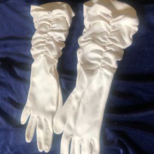 Bridal or formal forearm length gloves West Germany